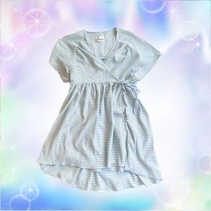 urban outfitters alice mini wrap dress🩵